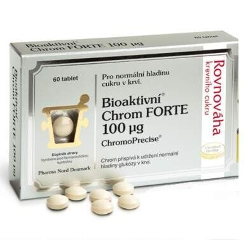 Pharma Nord Bioaktivní Chrom FORTE 100mcg tbl.60