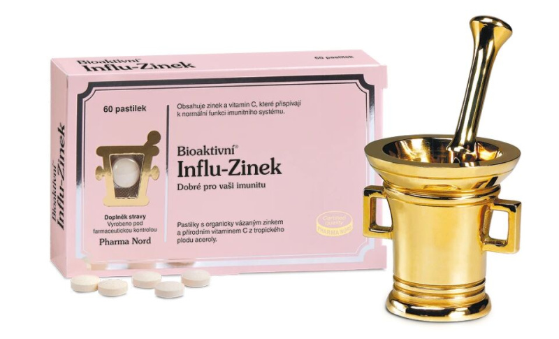 Pharma Nord Bioaktivní Influ-Zinek tbl.60