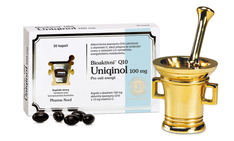 PHARMA NORD Bioaktivní Q10 uniquinol 30 kapslí
