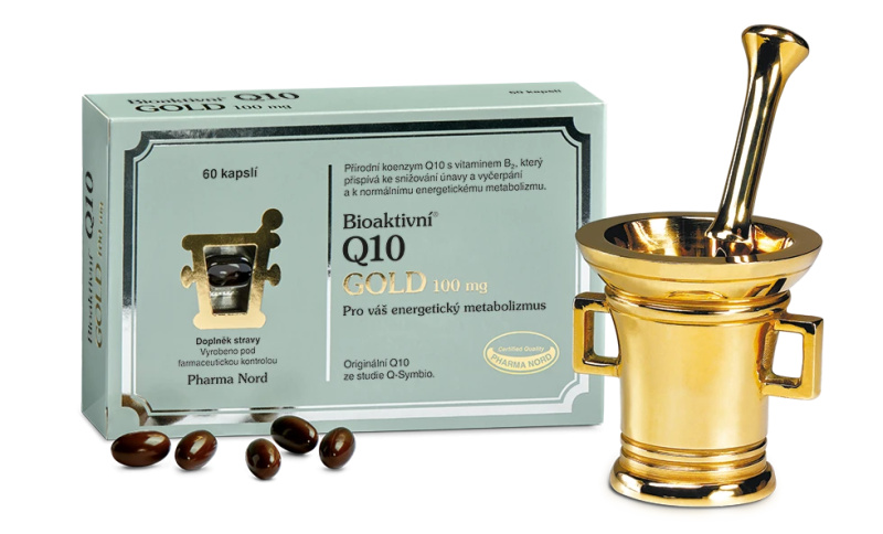 PHARMA NORD Bioaktivní Q10 gold 100 mg 60 kapslí