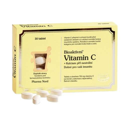 PHARMA NORD Bioaktivní Vitamin C + Kalcium 30 tablet
