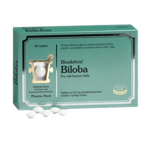 PHARMA NORD Bioaktivní Biloba 100 mg 60 tablet