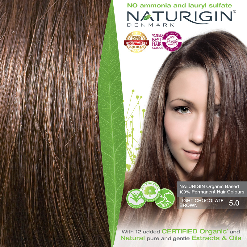 NATURIGIN Light Chocolate Brown 5.0