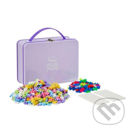 Plus-Plus Kovový kufřík pastel 600 ks