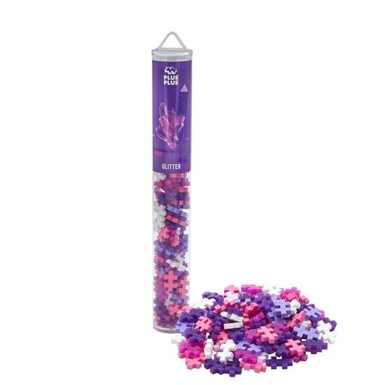 Plus-Plus Tuba Glitter Mix 100 ks
