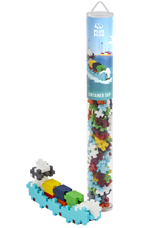 Plus-Plus tuba Kontejnorová loď 100 ks