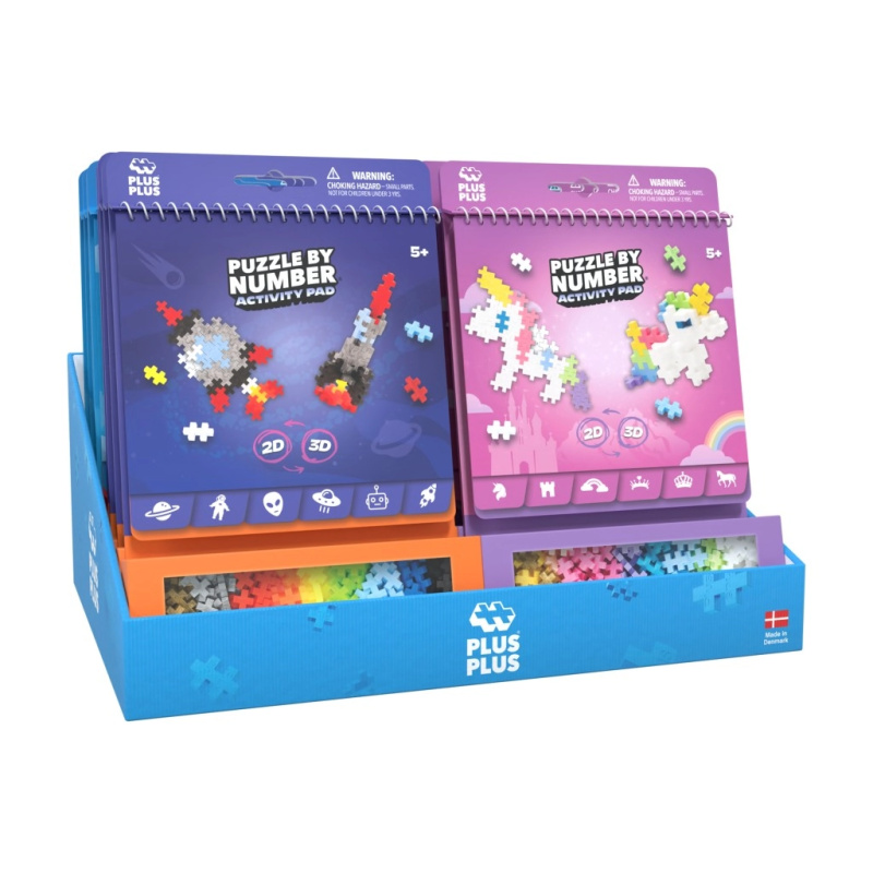 plus-plus activity display – stavebnice 16 ks (mix motivů)