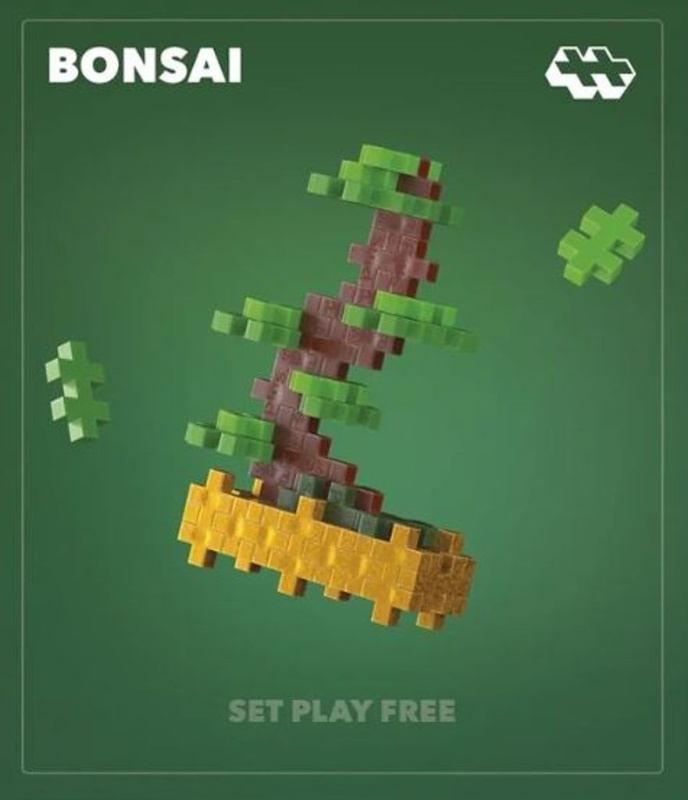 Plus-Plus Kytky Zelená bonsaj