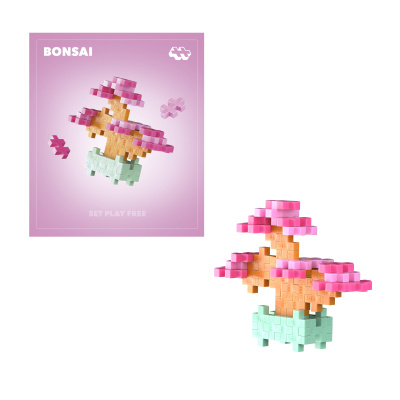 Plus-Plus Kytky Růžová bonsaj