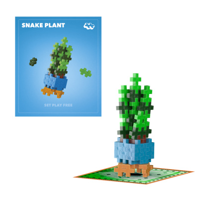 Plus-Plus Kytky Snake Plant