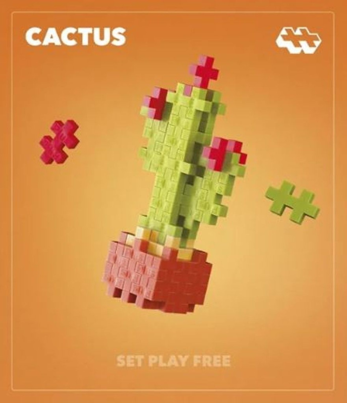 Plus-Plus Kytky Kaktus