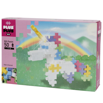 Plus-Plus BIG Pastel Jednorožec 50 ks