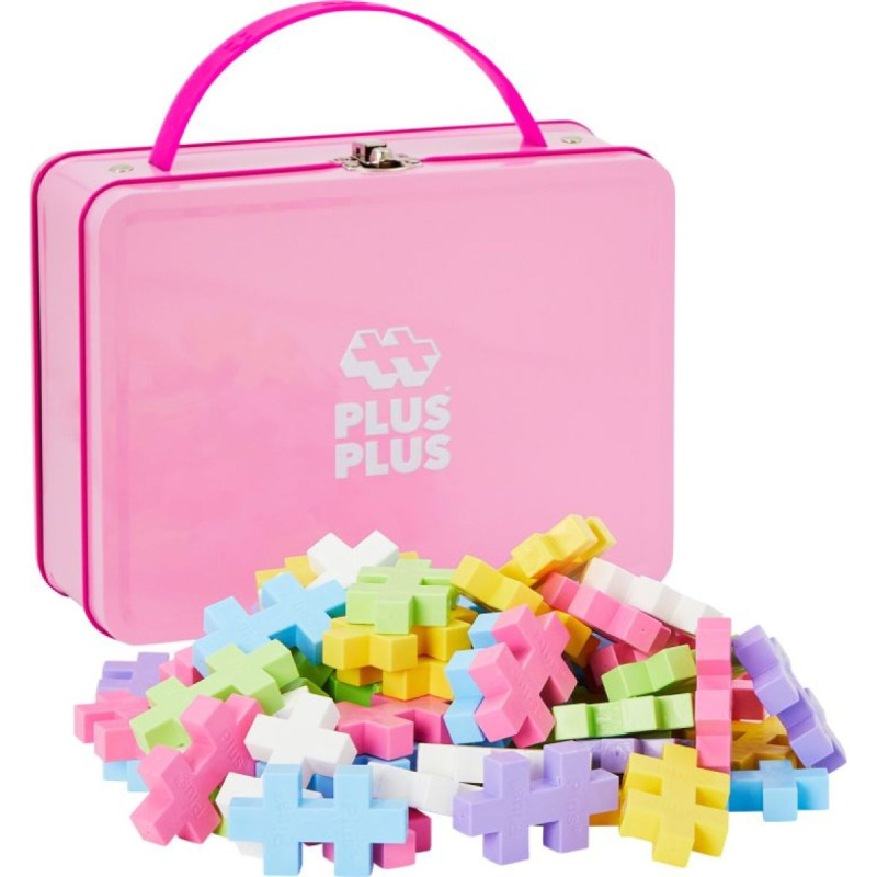 Plus-Plus BIG stavebnice - 70ks Kufřík kovový Pastel