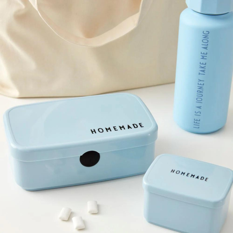 DESIGN LETTERS svačinový box mini - LIGHT BLUE