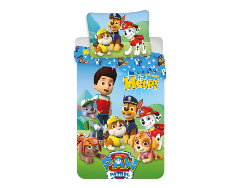 Jerry Fabrics Povlečení Paw Patrol 137 140x200, 70x90 cm