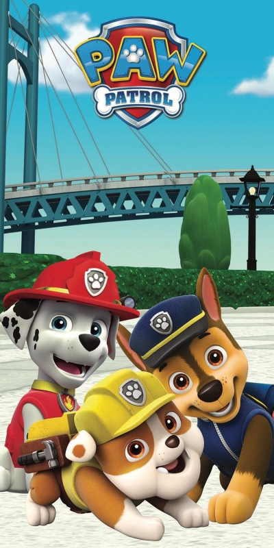 Jerry Fabrics Osuška Paw Patrol 060 Varianta: Osuška Paw Patrol 060 70x140 cm