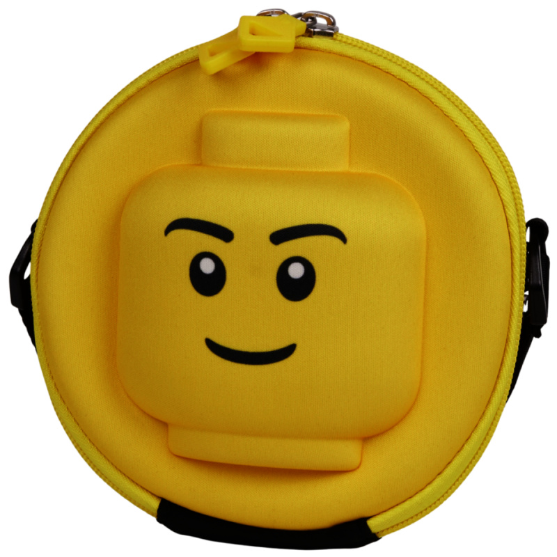 LEGO Minifigures Heads - kulatá 3D crossbody taška