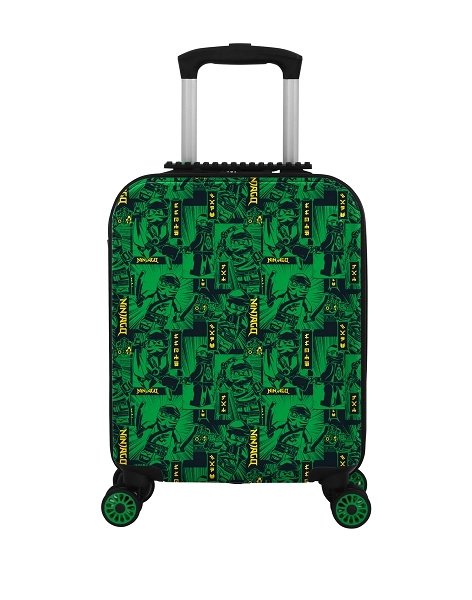 LEGO Luggage PLAY DATE 16" kufr - LEGO Ninjago zelený