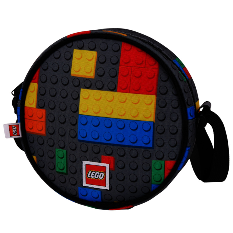 LEGO Colorful Bricks - kulatá crossbody taška