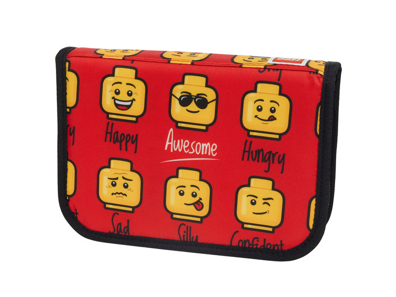 LEGO emoji červený 1patrový penál