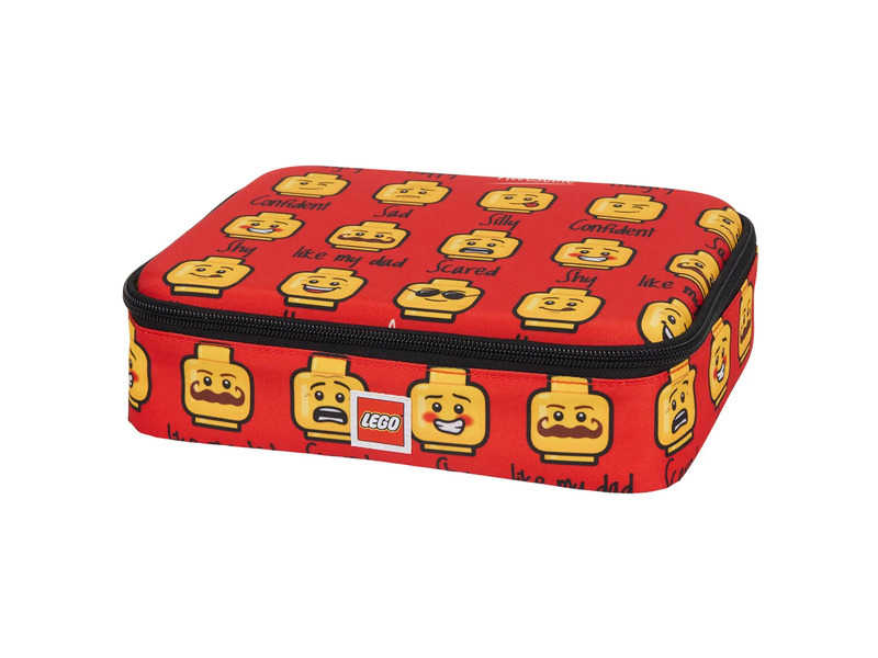 LEGO červená emojis svačinová krabička
