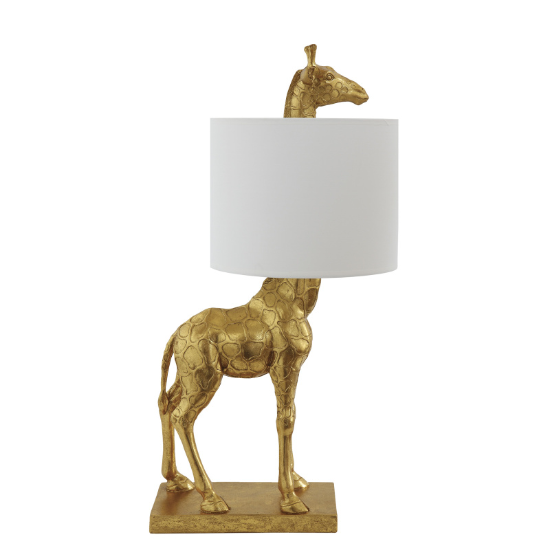 CREATIVE COLLECTION Stolní lampa Silas zlatá 35x70cm