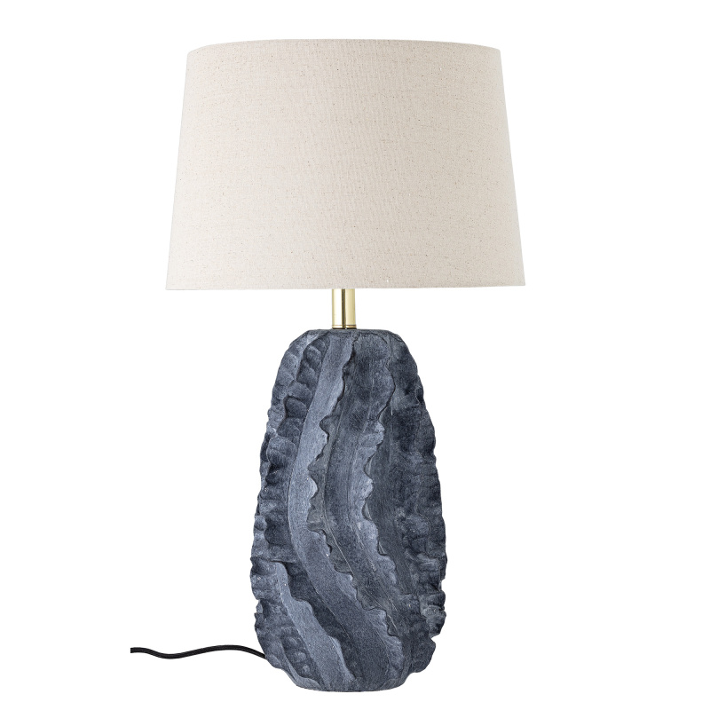 CREATIVE COLLECTION Stolní lampa Natika modrá 38x67cm