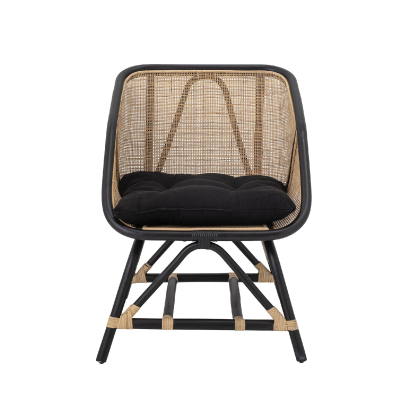 BLOOMINGVILLE Židle Loue Lounge Chair, černá, ratan
