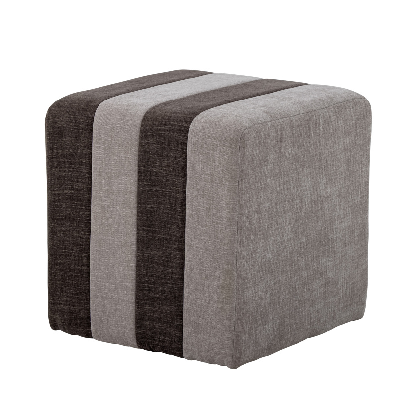 BLOOMINGVILLE Flint Pouf, hnědá, polyester