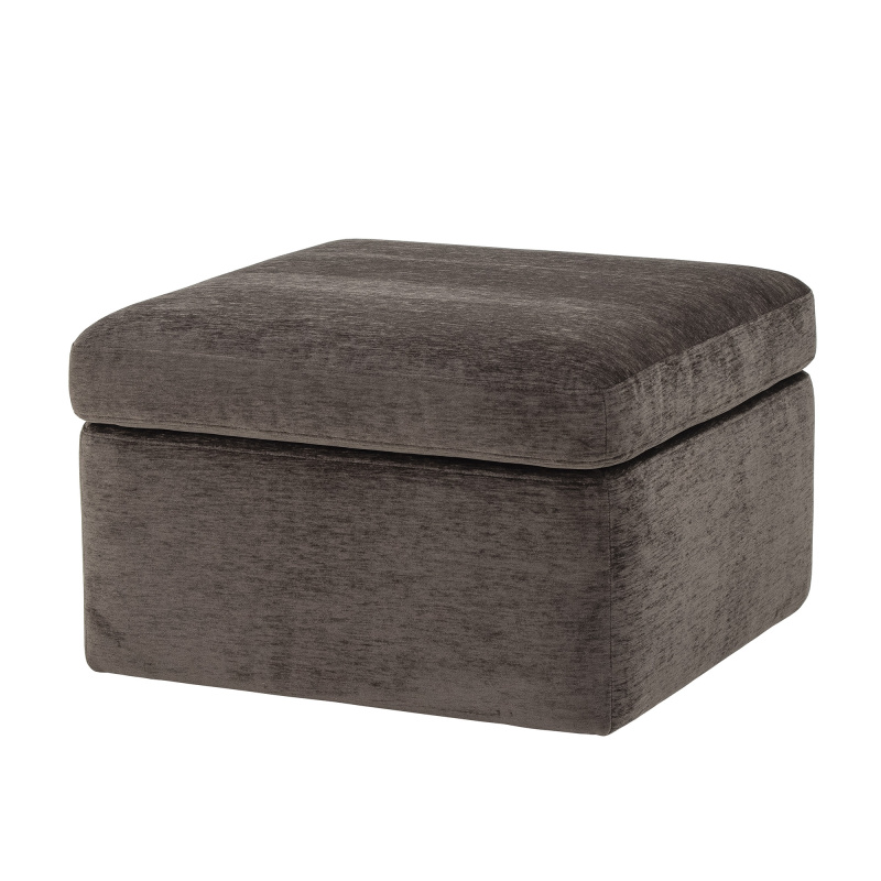BLOOMINGVILLE Lanna Pouf, hnědá, FSC® Mix , polyester