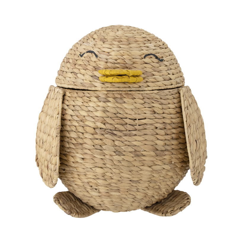 BLOOMINGVILLE MINI Košík Pingo s víkem přírodní