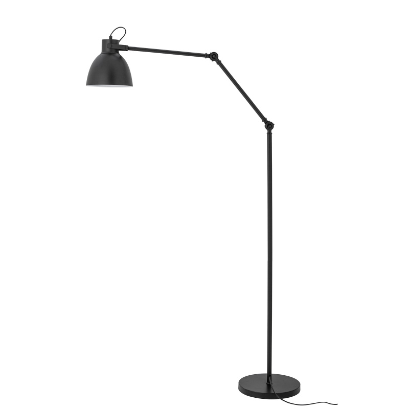 CREATIVE COLLECTION Stojací lampa Barca, černá, kov