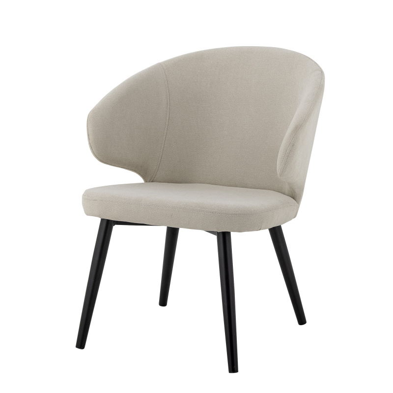 CREATIVE COLLECTION Židle Loon Lounge Chair přírodní