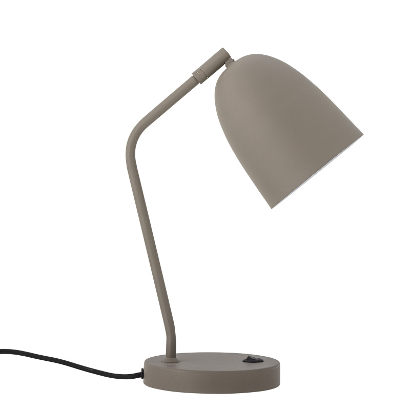 BLOOMINGVILLE Stolní lampa Lemar, šedá, kov