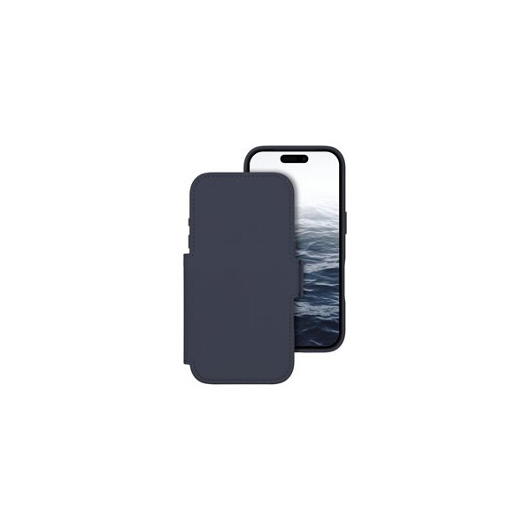 dbramante1928 Lynge ICON MagSafe flip pouzdro iPhone 18 Pro/17 Pro deep water