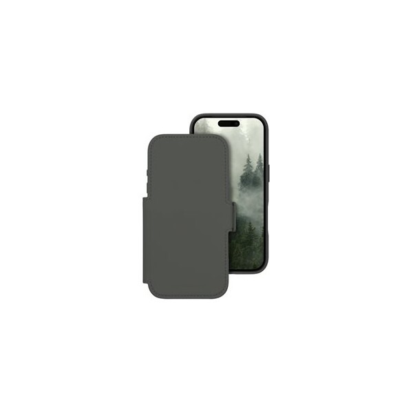 dbramante1928 Lynge ICON MagSafe flip pouzdro iPhone 18 Pro/17 Pro forest shadow