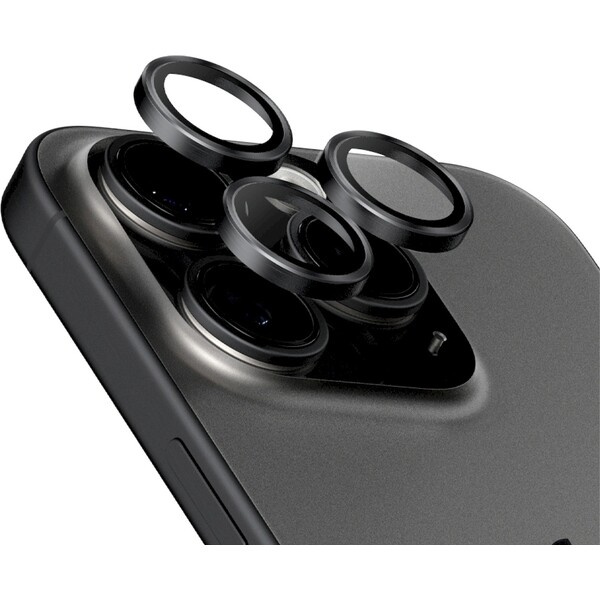 PanzerGlass HoOps ochranné kroužky Apple iPhone 16 Pro/16 Pro Max/15 Pro/15 Pro Max - černý titan