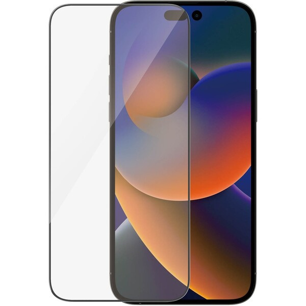 PanzerGlass™ Ultra-Wide Fit iPhone 14 Pro Max s Anti-reflexní vrstvou a instalačním rámečkem