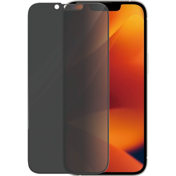 PanzerGlass™ Ultra-Wide Fit Privacy iPhone 16e/14/13/13 Pro s instalačním rámečkem