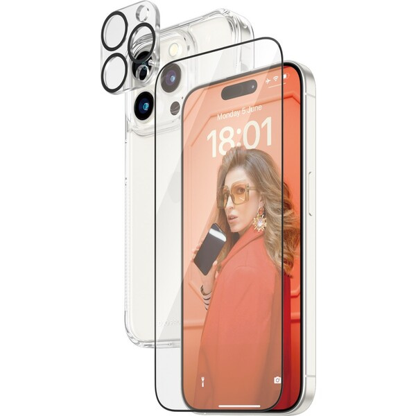 PanzerGlass Bundle 3-in-1 Apple iPhone 15 Pro