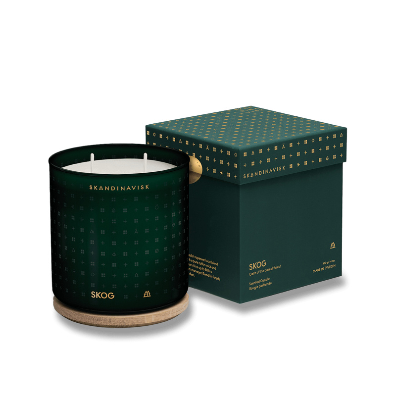 Skandinavisk Skog - vonná svíčka se dvěma knoty - 400 g