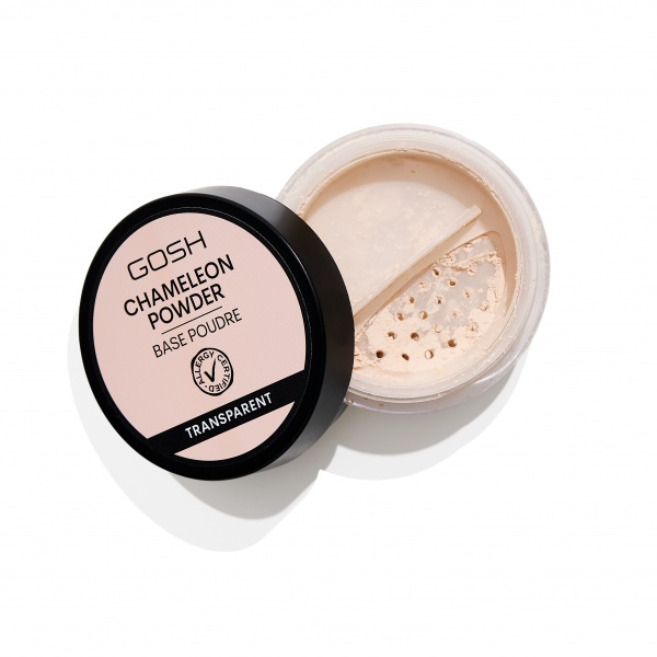 Gosh Chameleon sypký transparentní pudr s matným efektem odstín Transparent 8 g