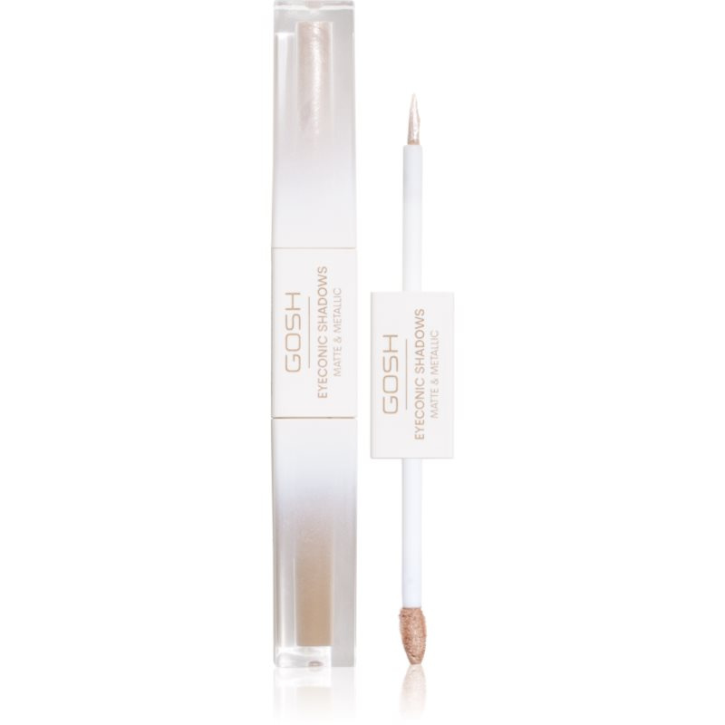 Gosh Eyeconic Shadows tekuté oční stíny 2 v 1 odstín 001 Basic B 1.5 ml