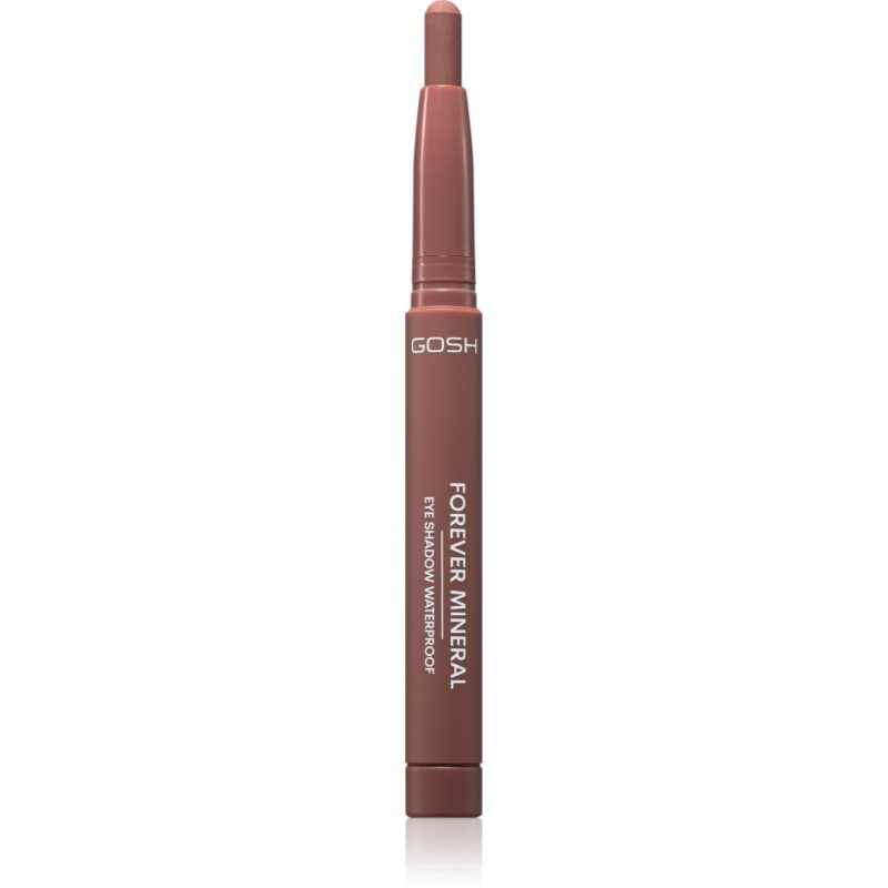 Gosh Forever Mineral Matte dlouhotrvající oční stíny v tužce odstín 016 Matt Chocolate 1.4 g