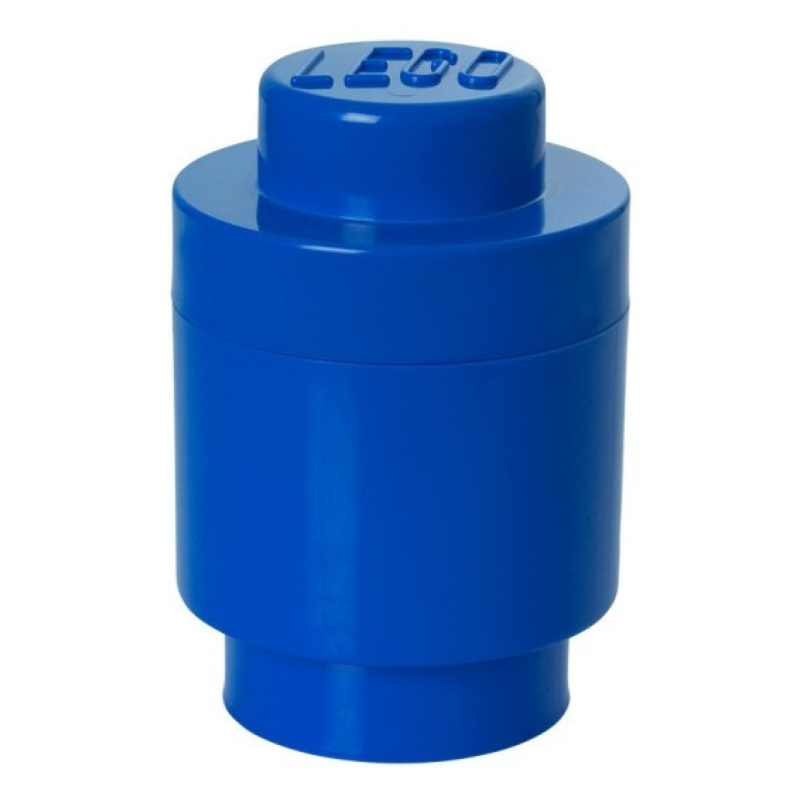 LEGO úložný box kulatý 123 x 183 mm - modrá