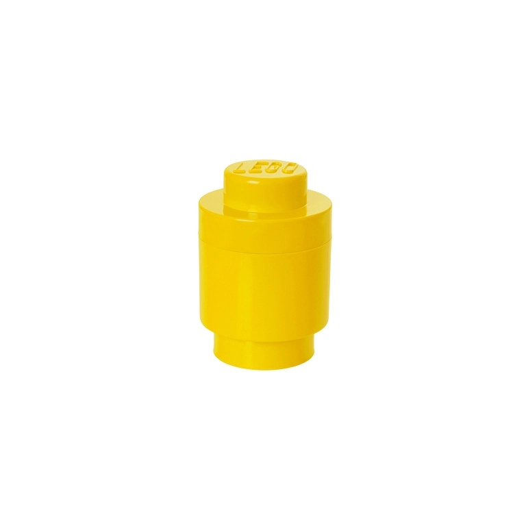 LEGO Úložný box kulatý 123 x 183 mm - žlutý