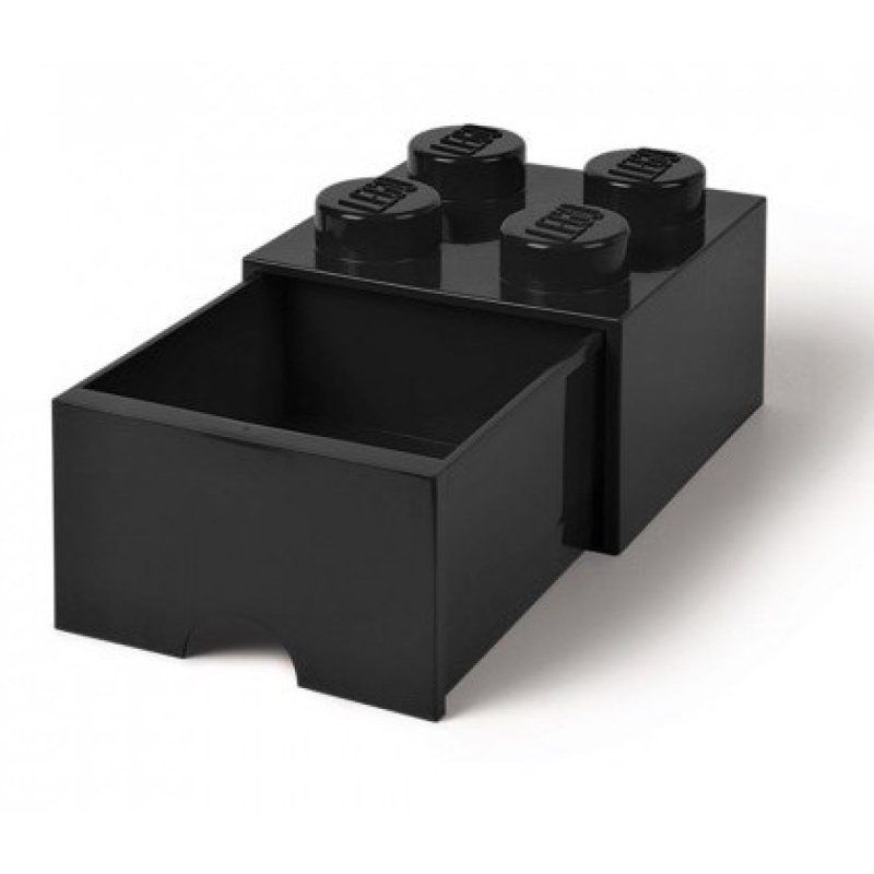 Úložný box LEGO s šuplíkem 4 - černý SmartLife s.r.o.
