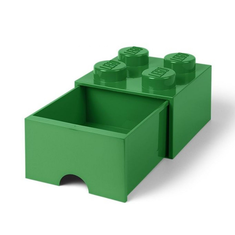 Úložný box LEGO s šuplíkem 4 - tmavě zelený SmartLife s.r.o.
