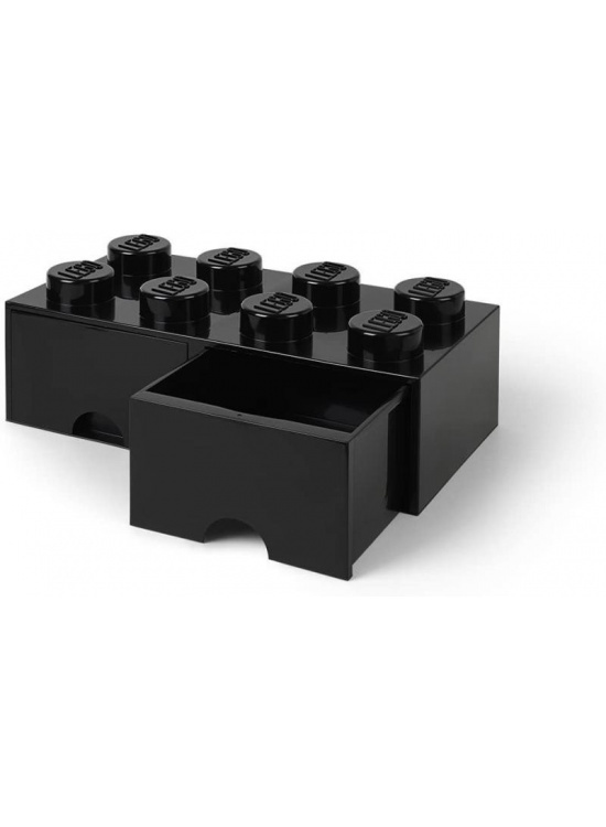 Úložný box LEGO s šuplíky 8 - černý SmartLife s.r.o.