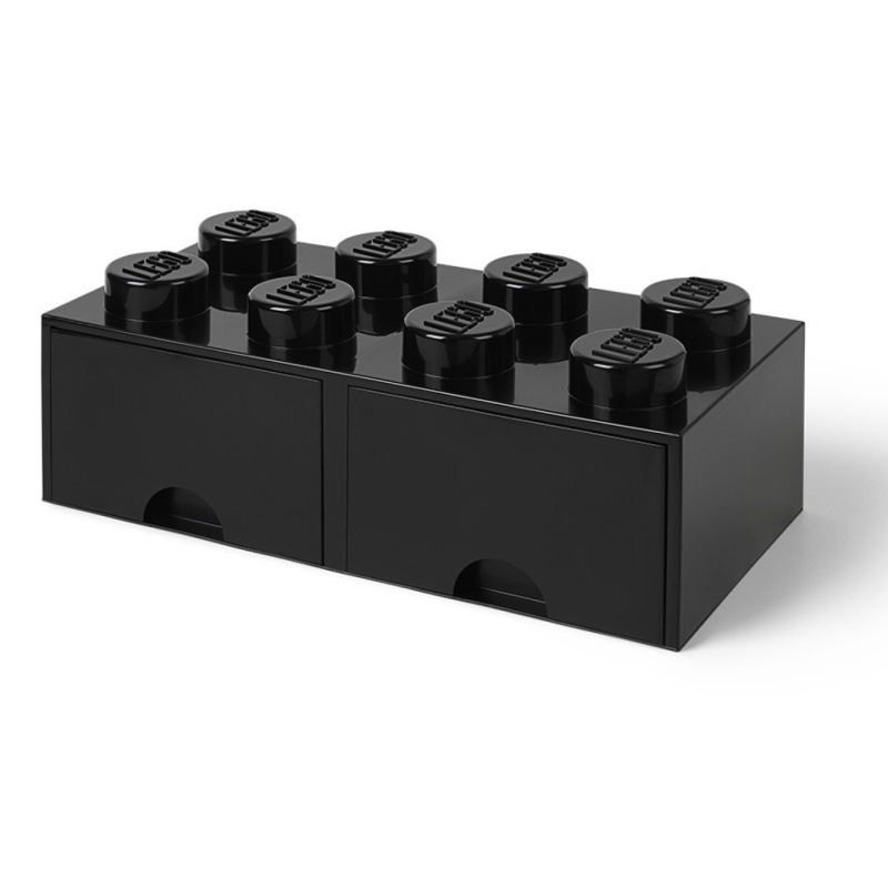 Úložný box LEGO s šuplíky 8 - černý SmartLife s.r.o.